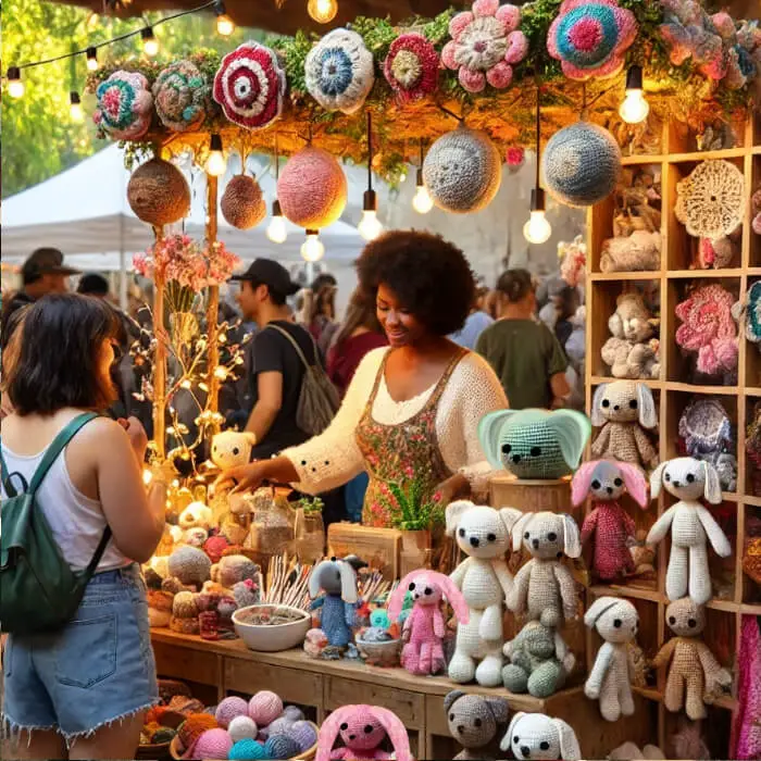 crochet-at-pop-up-event
