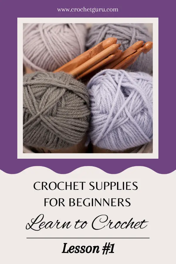 Supplies on sale for crochet