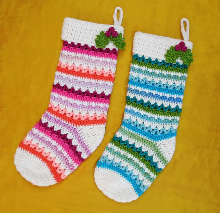 festive-christmas-stocking-free-crochet-pattern