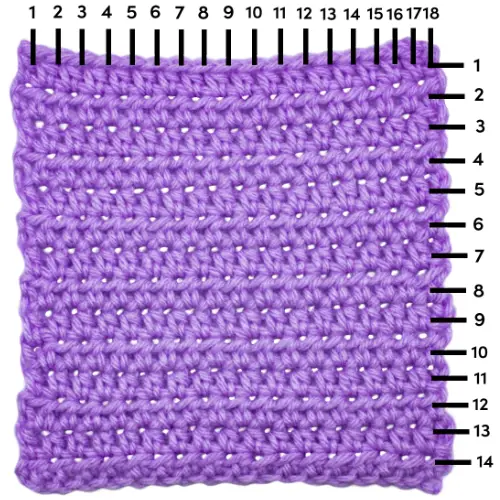 how-to-half-double-crochet-swatch