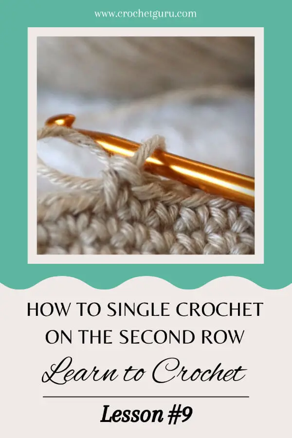 learn-how-to-single-crochet-on-the-second-row-pinterest