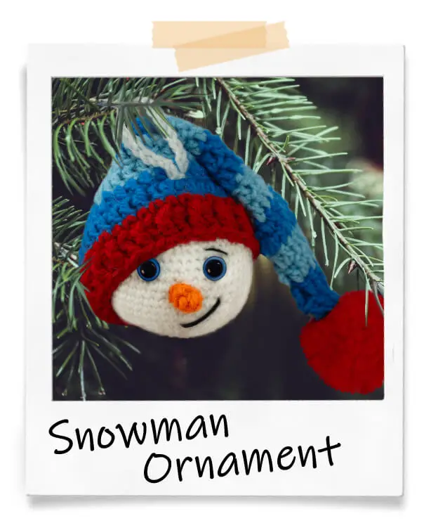 snowman ornament